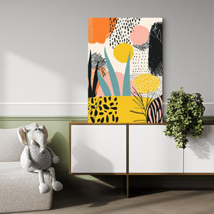 Colorful Canvas Boho Wall Art | MusaArtGallery™