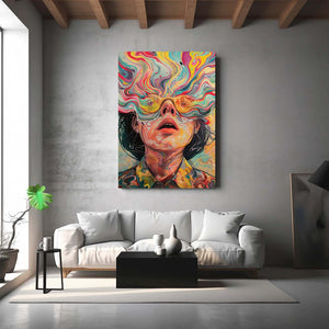 Colorful Canvas Trippy Art | MusaArtGallery™