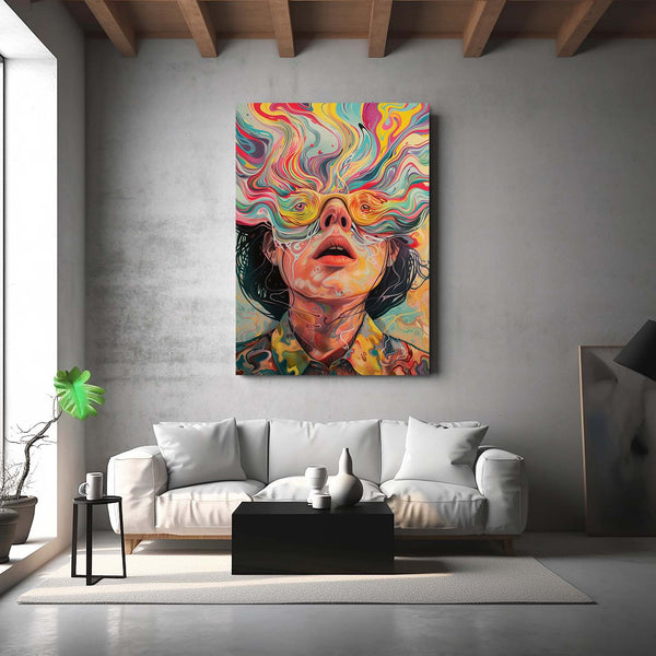 Colorful Canvas Trippy Art | MusaArtGallery™