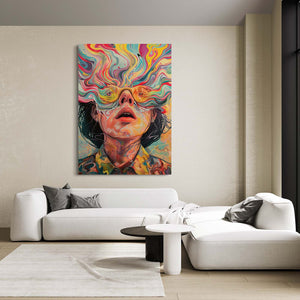 Colorful Canvas Trippy Art | MusaArtGallery™
