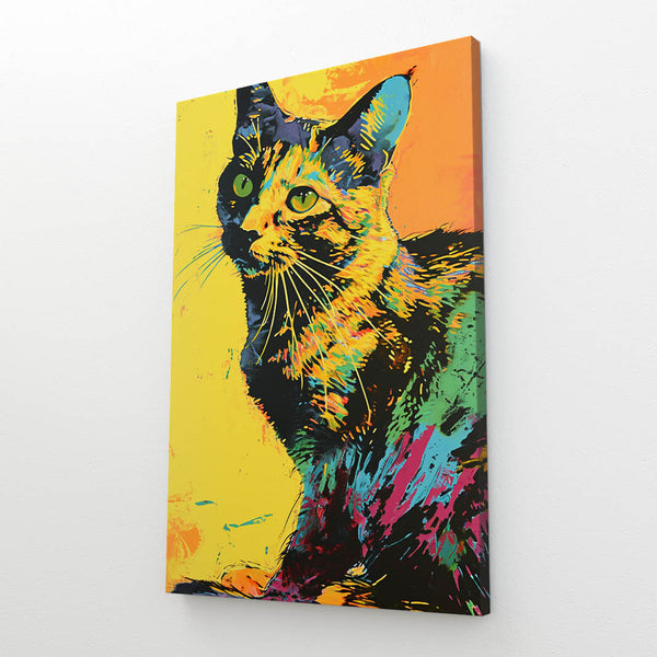 Colorful Cat Art | MusaArtGallery™
