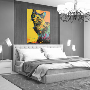 Colorful Cat Art | MusaArtGallery™