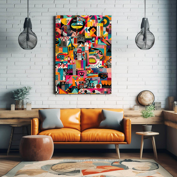 Colorful Chaos Mexican Wall Art | MusaArtGallery™