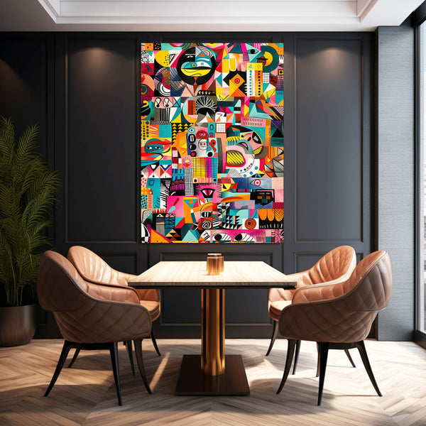 Colorful Chaos Mexican Wall Art | MusaArtGallery™