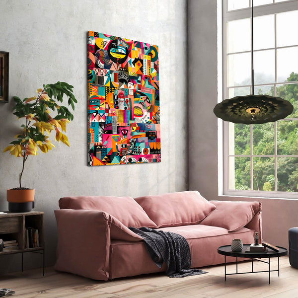 Colorful Chaos Mexican Wall Art | MusaArtGallery™