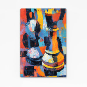 Colorful Chess Painting Art
