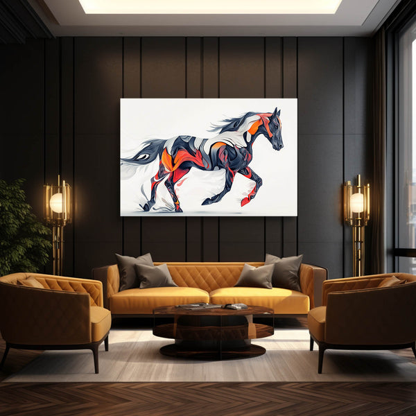 Colorful Chill Horse Art