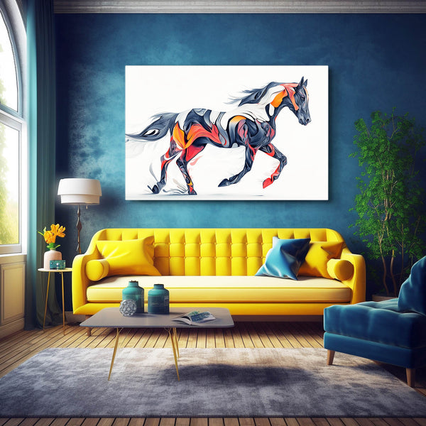 Colorful Chill Horse Art