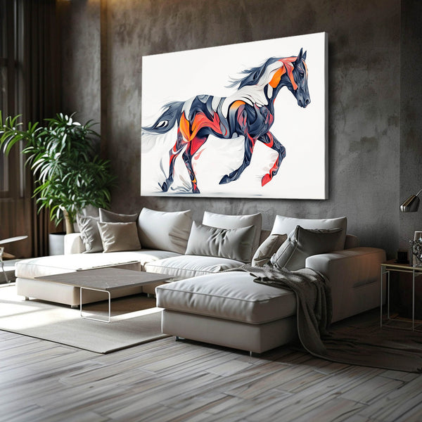 Colorful Chill Horse Art