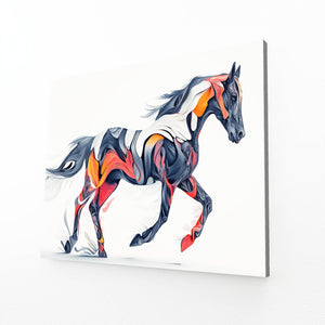 Colorful Chill Horse Art