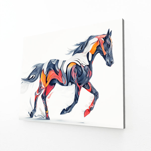 Colorful Chill Horse Art