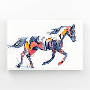Colorful Chill Horse Art
