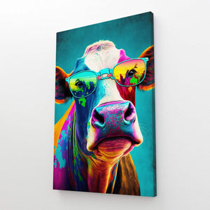 Colorful Cow Wall Art | MusaArtGallery™