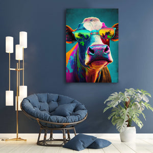Colorful Cow Wall Art | MusaArtGallery™
