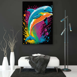 Colorful Dauphin Wall Art | MusaArtGallery™