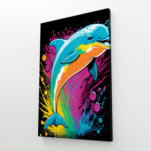 Colorful Dauphin Wall Art | MusaArtGallery™