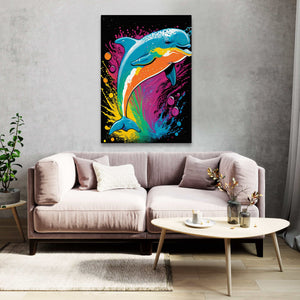 Colorful Dauphin Wall Art | MusaArtGallery™