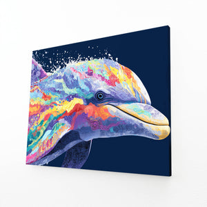 Colorful Dolphin Art