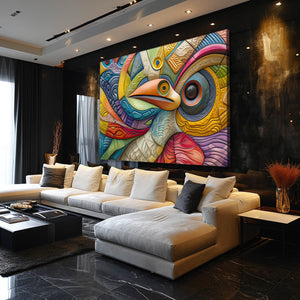Colorful Eagle Mexican Wall Art | MusaArtGallery™