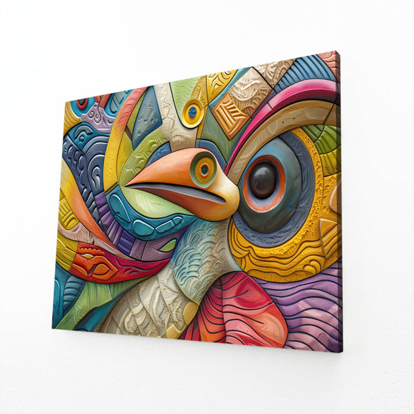 Colorful Eagle Mexican Wall Art | MusaArtGallery™