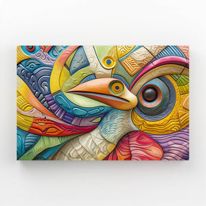 Colorful Eagle Mexican Wall Art | MusaArtGallery™