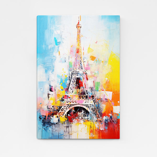 Colorful Eiffel Tower Wall Art | MusaArtGallery™
