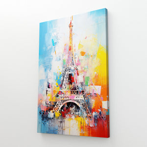 Colorful Eiffel Tower Wall Art | MusaArtGallery™