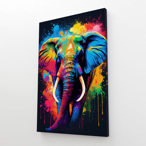 Colorful Elephant Wall Art | MusaArtGallery™