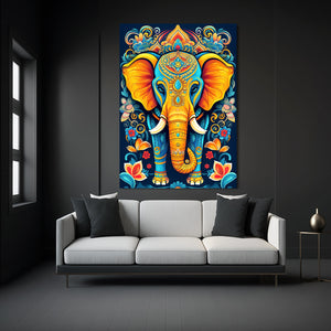 Colorful Elephant Wall Art | MusaArtGallery™