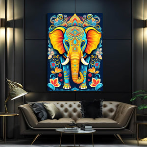 Colorful Elephant Wall Art | MusaArtGallery™
