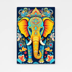 Colorful Elephant Wall Art | MusaArtGallery™