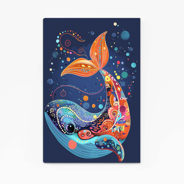 Colorful Fantasy Whale Art | MusaArtGallery™