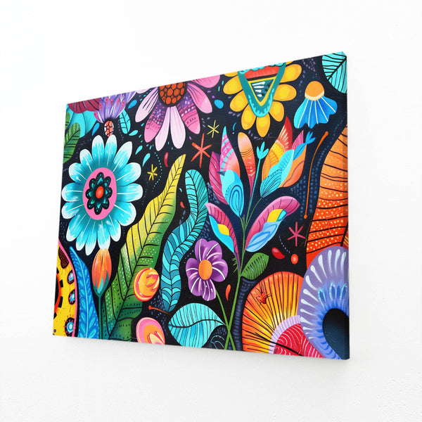 Colorful Flora Mexican Wall Art | MusaArtGallery™
