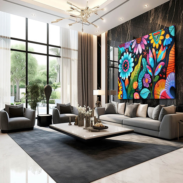 Colorful Flora Mexican Wall Art | MusaArtGallery™