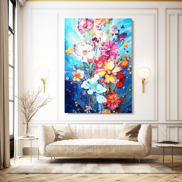 Colorful Flower Wall Decor | MusaArtGallery™