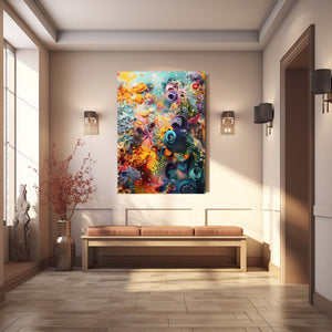 Colorful Flowers Trippy Art | MusaArtGallery™