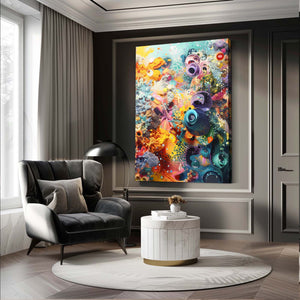 Colorful Flowers Trippy Art | MusaArtGallery™