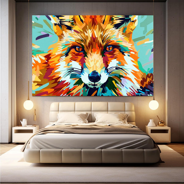 Colorful Fox Art | MusaArtGallery™