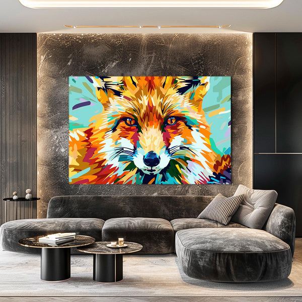 Colorful Fox Art | MusaArtGallery™