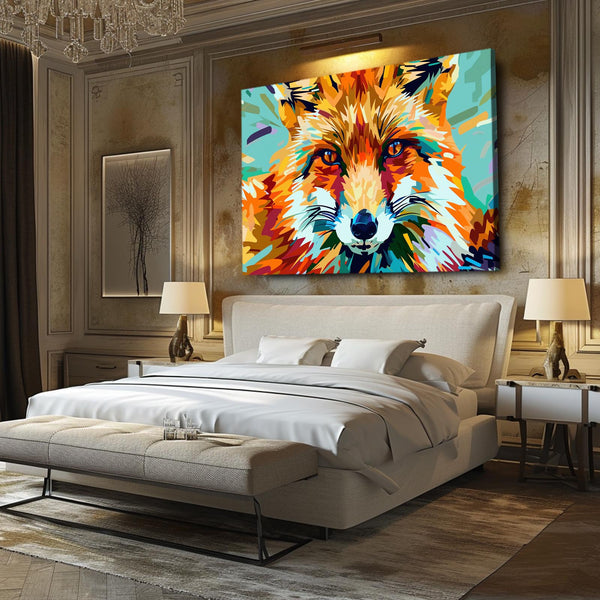 Colorful Fox Art | MusaArtGallery™