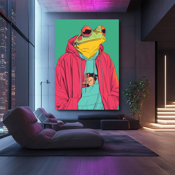 Colorful Frog Art