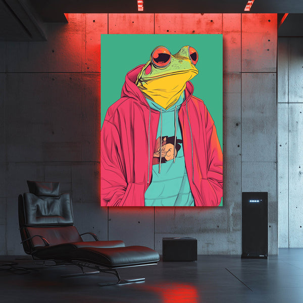Colorful Frog Art