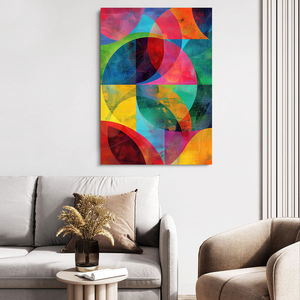 Colorful Geometry Abstract Art | MusaArtGallery™