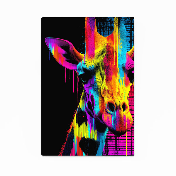 Colorful Giraffe Artwork