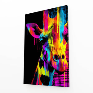 Colorful Giraffe Artwork