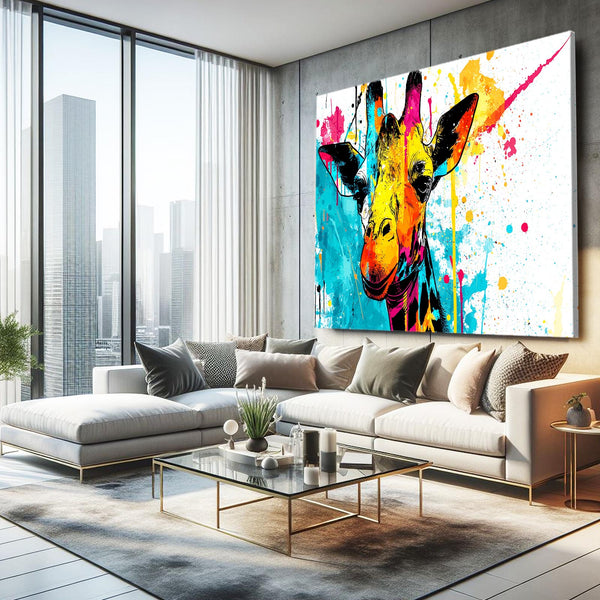 Colorful Giraffe Print