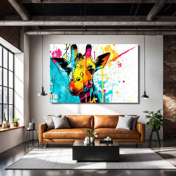 Colorful Giraffe Print