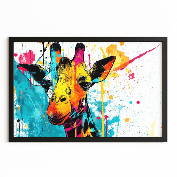 Colorful Giraffe Print