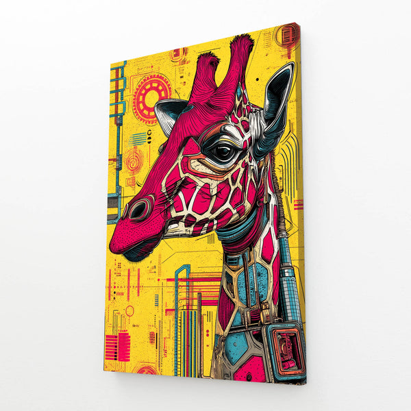 Colorful Giraffe Wall Art