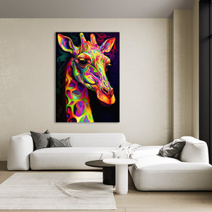 Colorful Giraffe Wall Art | MusaArtGallery™
